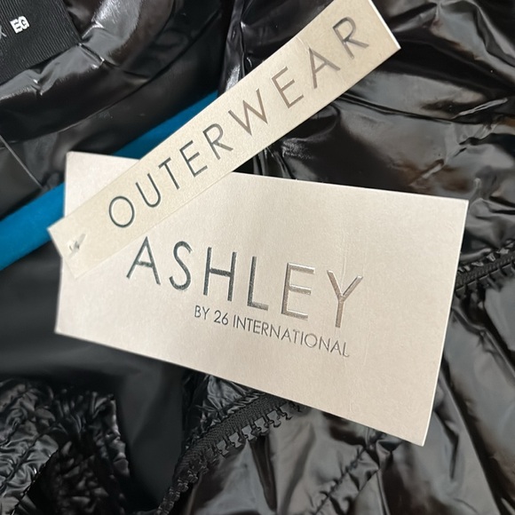 NWT Shiny Black Puffer Vest XL - Picture 5 of 6